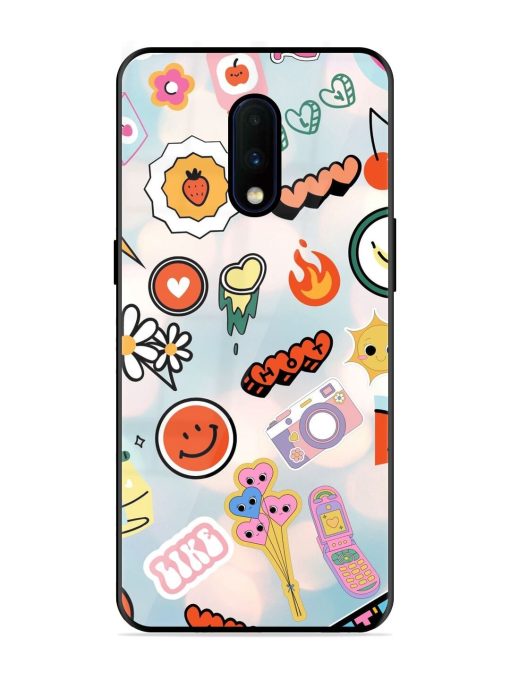 Cheerful Glossy Soft Edge Case for Oneplus 7 Chachhi