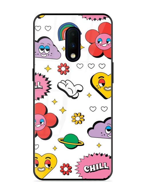 Whimsical Wonderland Glossy Soft Edge Case for Oneplus 7 Chachhi