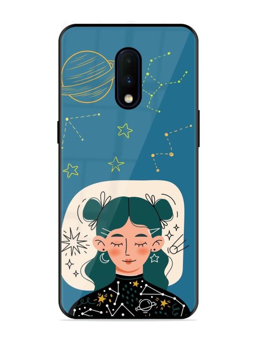 Cosmic Daydreamer Glossy Soft Edge Case for Oneplus 7 Chachhi