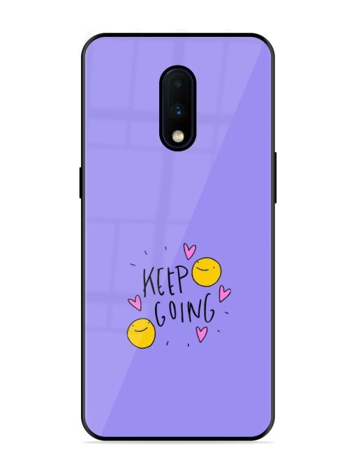 Smiling Through It All Glossy Soft Edge Case for Oneplus 7 Chachhi