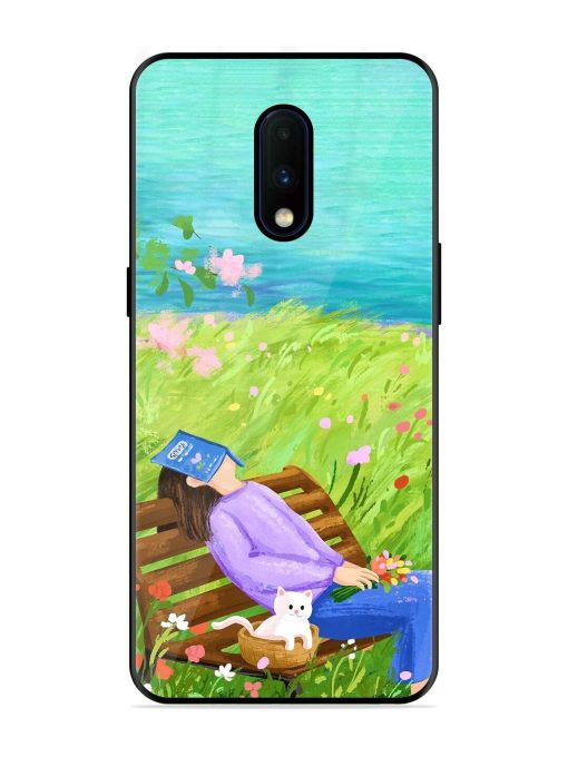 Seat Alone Glossy Soft Edge Case for Oneplus 7 Chachhi