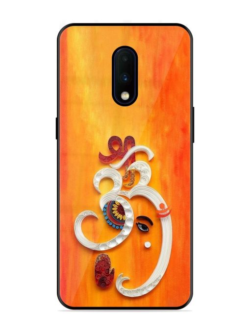 Ganesha In Quilling Art Glossy Soft Edge Case for Oneplus 7