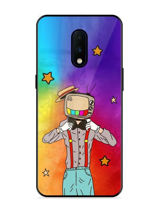 Tv Personality Glossy Soft Edge Case for Oneplus 7 Chachhi