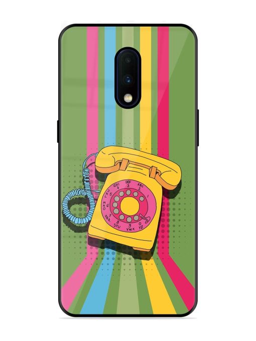 Retro Dialer Glossy Soft Edge Case for Oneplus 7 Chachhi