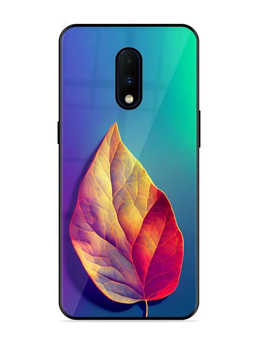 Autumn'S Embrace Glossy Soft Edge Case for Oneplus 7 Chachhi