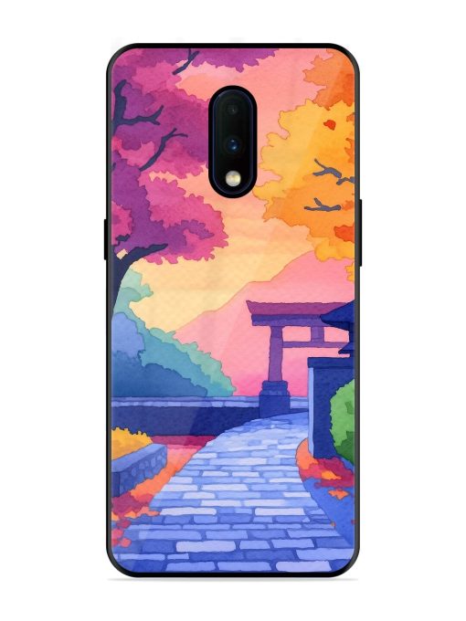 Autumnal Serenity Glossy Soft Edge Case for Oneplus 7 Chachhi