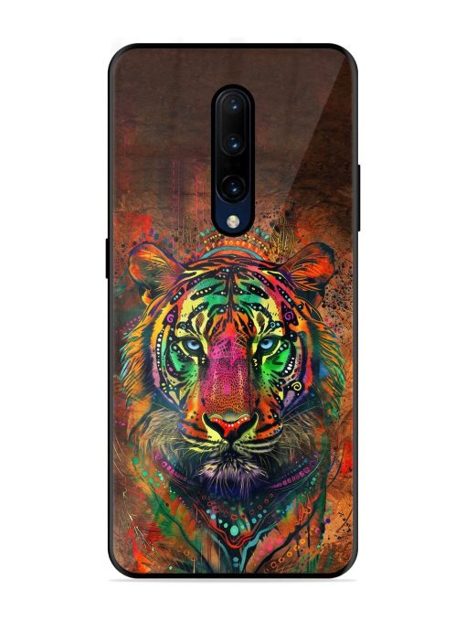 Cosmic Tiger Glossy Soft Edge Case for Oneplus 7 Pro Chachhi