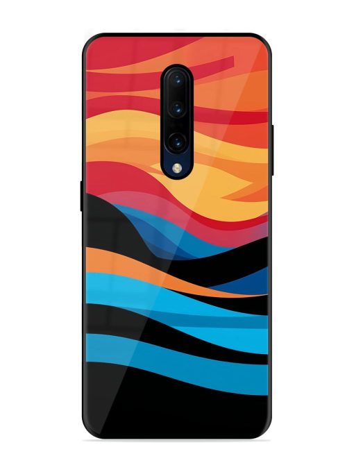 Blazing Currents Glossy Soft Edge Case for Oneplus 7 Pro Chachhi