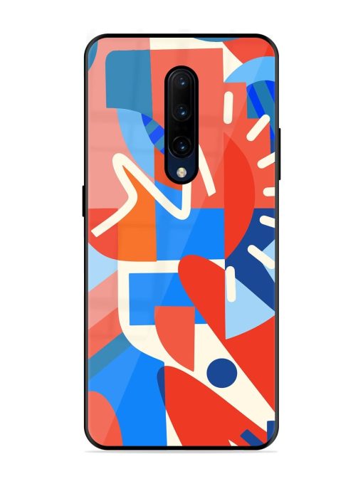 Abstract Harmony Glossy Soft Edge Case for Oneplus 7 Pro Chachhi