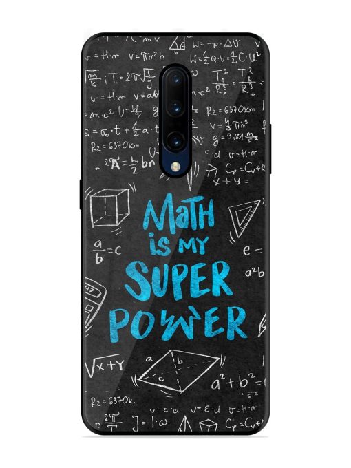 Math Magic Glossy Soft Edge Case for Oneplus 7 Pro Chachhi