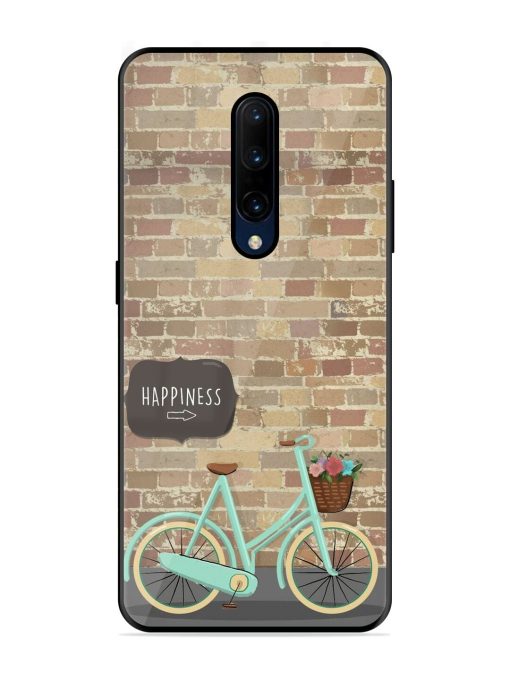 Pedaling Towards Happiness Glossy Soft Edge Case for Oneplus 7 Pro Chachhi