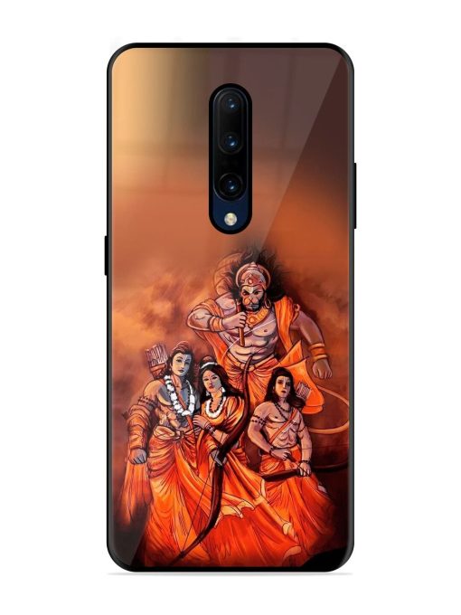 Sita Ram Glossy Soft Edge Case for Oneplus 7 Pro Chachhi