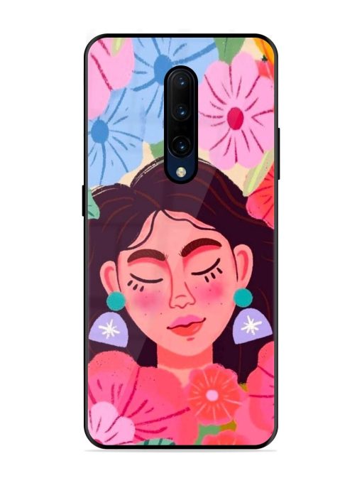 Blooming Serenity Glossy Soft Edge Case for Oneplus 7 Pro Chachhi