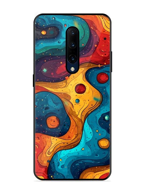 Cosmic Swirl Glossy Soft Edge Case for Oneplus 7 Pro Chachhi