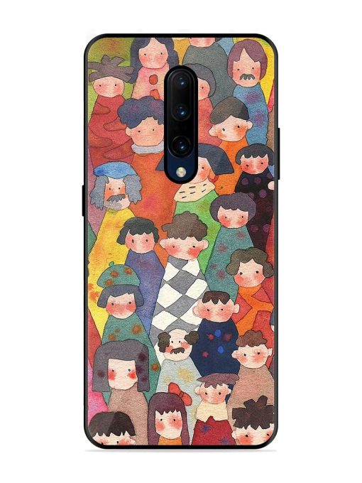 Blooming Arcs Glossy Soft Edge Case for Oneplus 7 Pro Chachhi