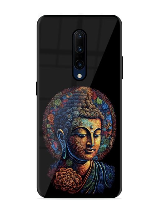 Stained Glass Serenity Glossy Soft Edge Case for Oneplus 7 Pro Chachhi