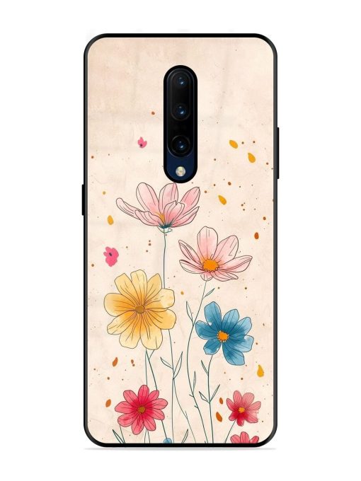 Delicate Bloom Glossy Soft Edge Case for Oneplus 7 Pro Chachhi