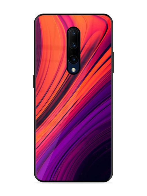 Crimson Curls Glossy Soft Edge Case for Oneplus 7 Pro Chachhi