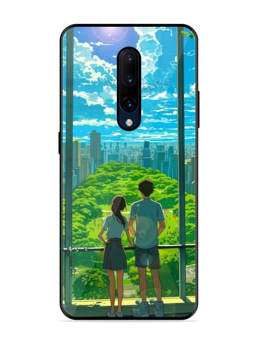 Cyberpunk Dreamscape Glossy Soft Edge Case for Oneplus 7 Pro Chachhi