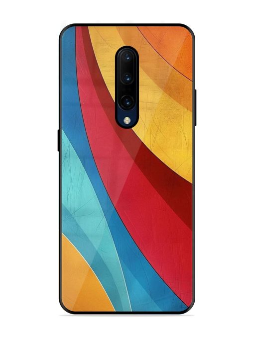 Curving Canvas Glossy Soft Edge Case for Oneplus 7 Pro Chachhi