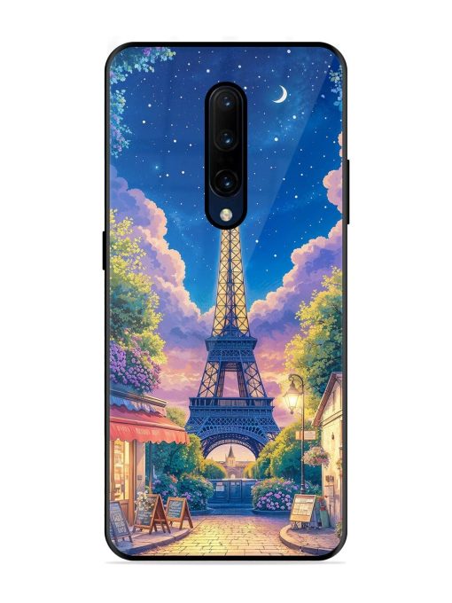 Twilight In Paris Glossy Soft Edge Case for Oneplus 7 Pro Chachhi