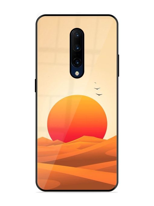 Desert Sunset Glossy Soft Edge Case for Oneplus 7 Pro Chachhi