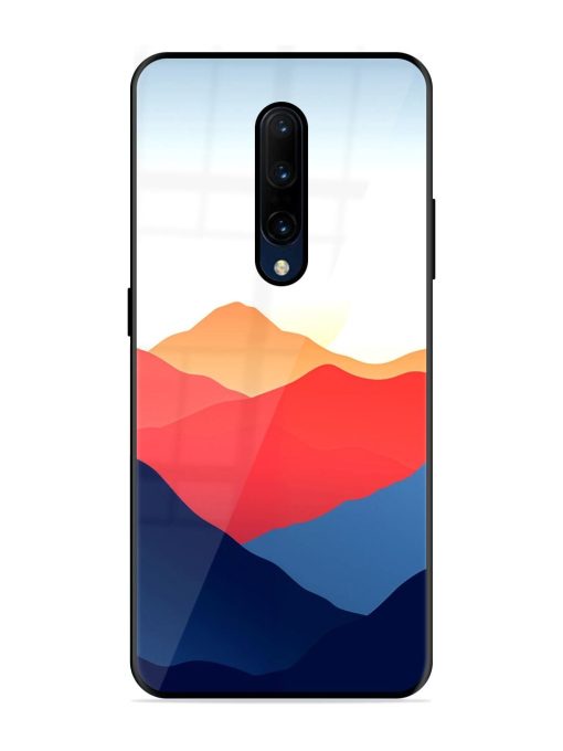 Sunset Peaks Glossy Soft Edge Case for Oneplus 7 Pro Chachhi