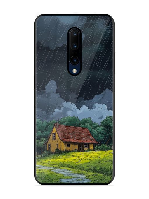 Rainy Day Retreat Glossy Soft Edge Case for Oneplus 7 Pro Chachhi