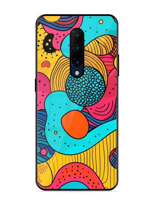 Psychedelic Patterns Glossy Soft Edge Case for Oneplus 7 Pro Chachhi