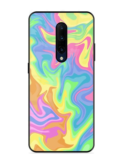 Whimsical Swirl Glossy Soft Edge Case for Oneplus 7 Pro Chachhi