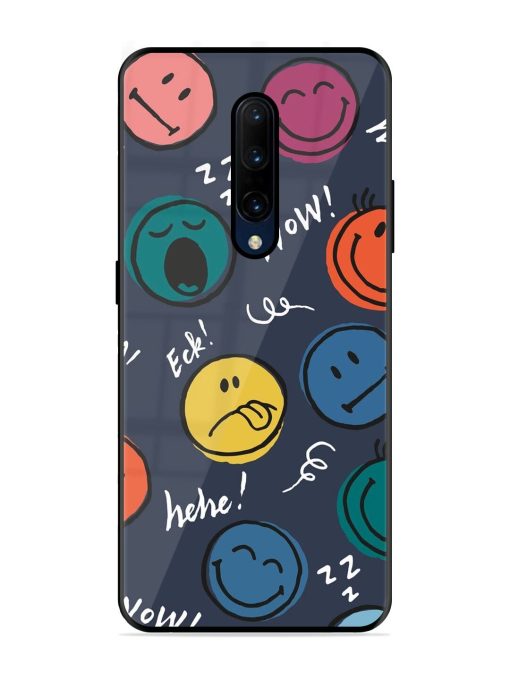 Emoticon Parade Glossy Soft Edge Case for Oneplus 7 Pro Chachhi