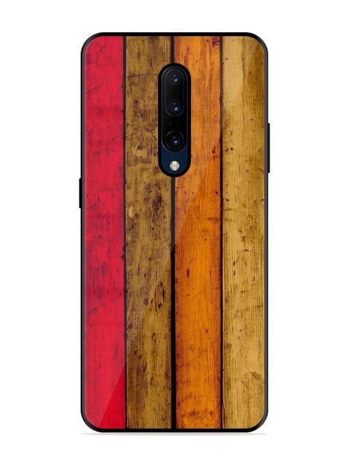 Colorful Woodgrain Glossy Soft Edge Case for Oneplus 7 Pro