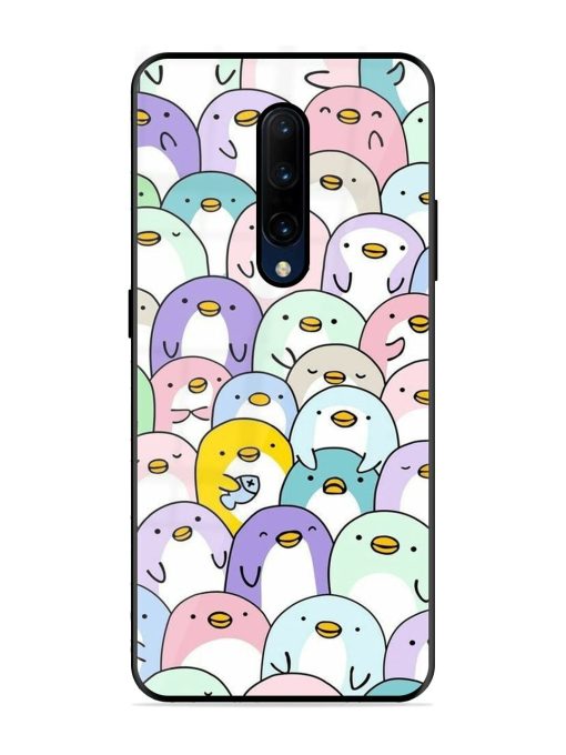 Penguin Party Glossy Soft Edge Case for Oneplus 7 Pro Chachhi