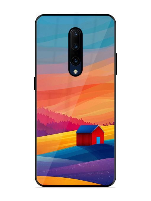 Sunset Solitude Glossy Soft Edge Case for Oneplus 7 Pro Chachhi