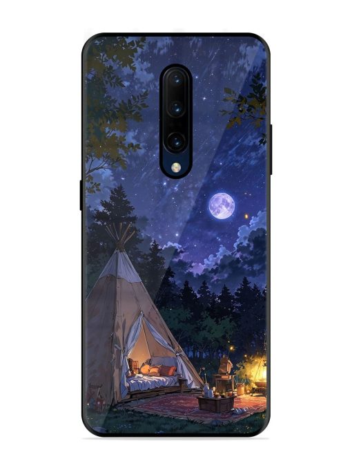 Moonlight Camping Glossy Soft Edge Case for Oneplus 7 Pro Chachhi