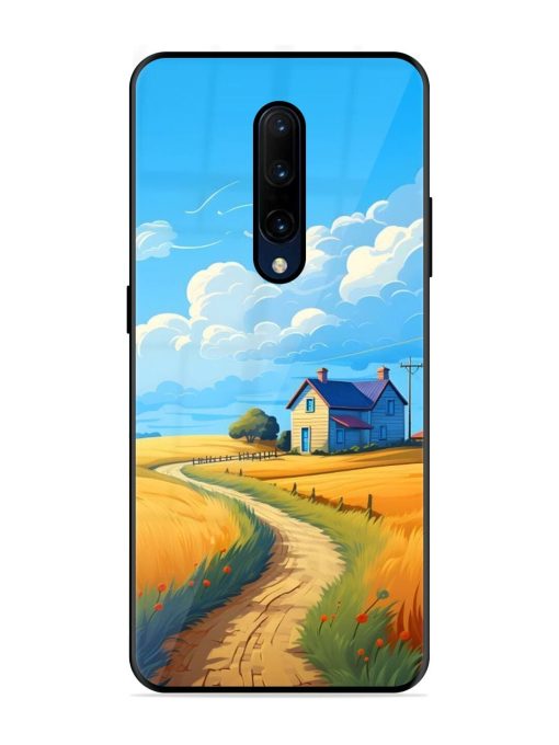 Countryside Cottage Glossy Soft Edge Case for Oneplus 7 Pro Chachhi