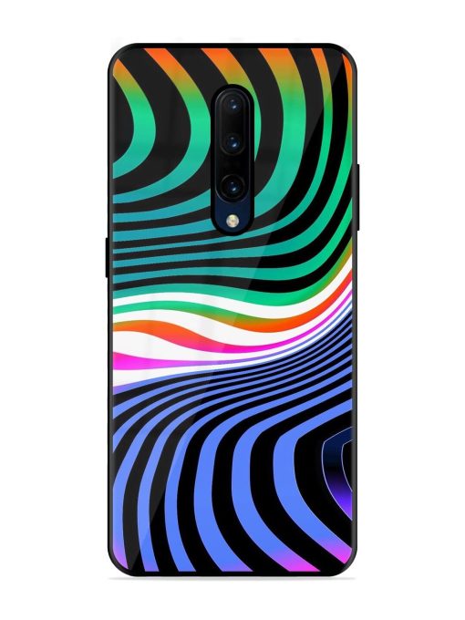 Psychedelic Waves Glossy Soft Edge Case for Oneplus 7 Pro Chachhi