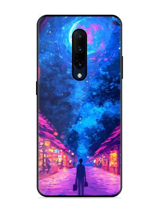 Neon Nightscape Glossy Soft Edge Case for Oneplus 7 Pro Chachhi