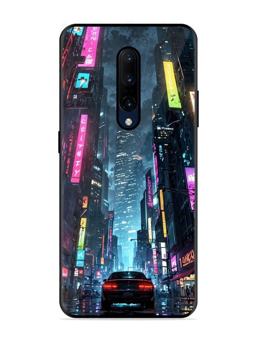 Neon Nightscape Glossy Soft Edge Case for Oneplus 7 Pro Chachhi