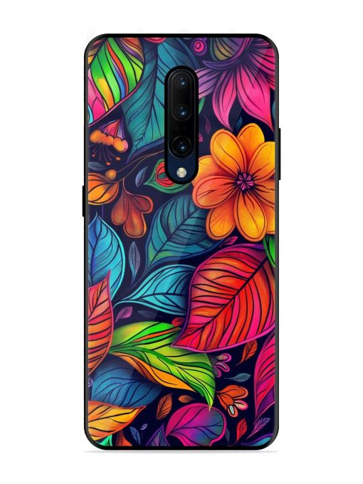 Rainbow Of Blooms Glossy Soft Edge Case for Oneplus 7 Pro Chachhi