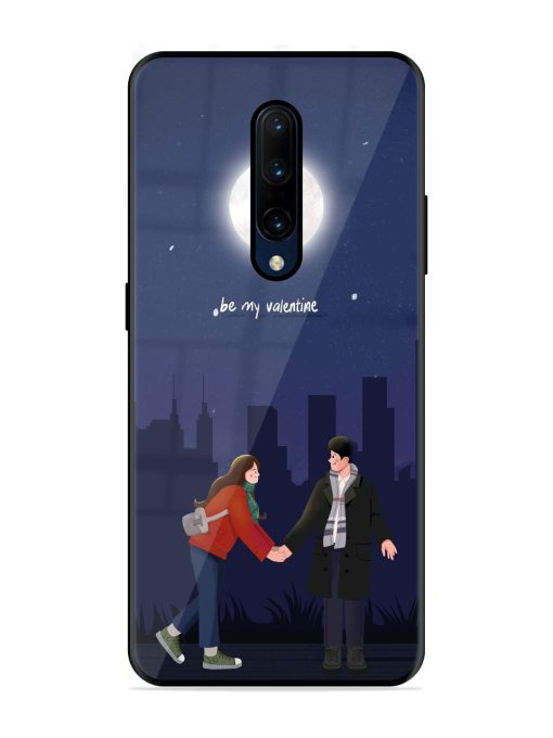 Moonlight Proposal Glossy Soft Edge Case for Oneplus 7 Pro Chachhi