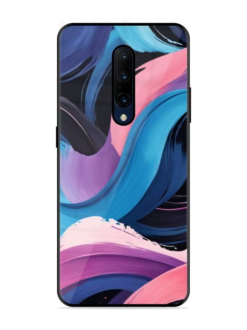 Whimsical Waves Glossy Soft Edge Case for Oneplus 7 Pro