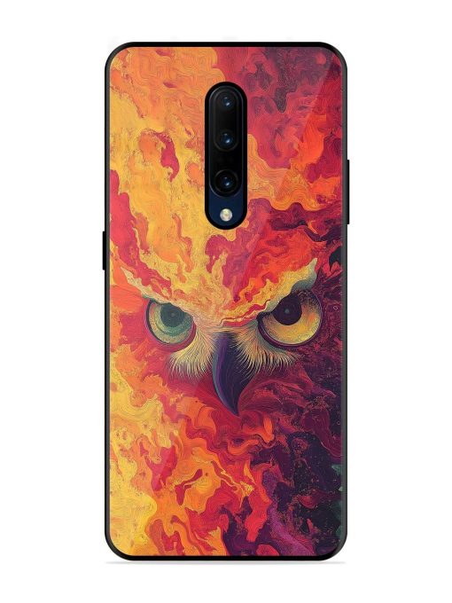 Fiery Owl Glossy Soft Edge Case for Oneplus 7 Pro