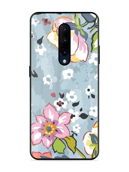 Floral Fantasy Glossy Soft Edge Case for Oneplus 7 Pro Chachhi