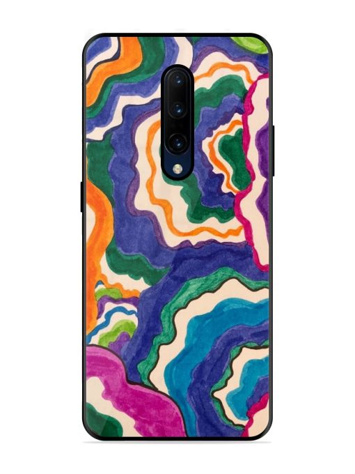 Wavy Wonder Glossy Soft Edge Case for Oneplus 7 Pro Chachhi