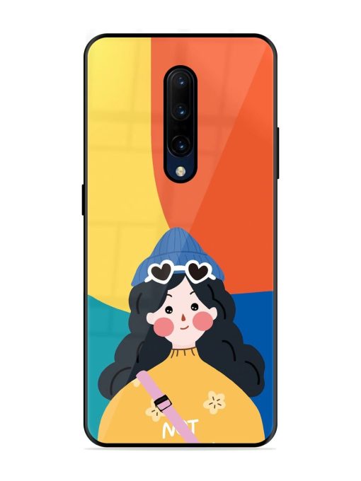 Colorful Vibes Glossy Soft Edge Case for Oneplus 7 Pro Chachhi