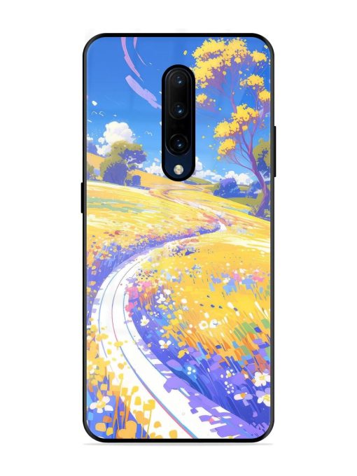 Vibrant Spring Meadow Glossy Soft Edge Case for Oneplus 7 Pro Chachhi