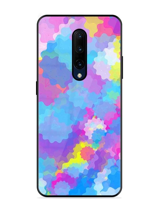 Psychedelic Cloud Burst Glossy Soft Edge Case for Oneplus 7 Pro Chachhi