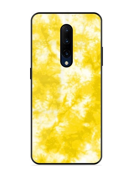 Golden Tie-Dye Twirl Glossy Soft Edge Case for Oneplus 7 Pro Chachhi