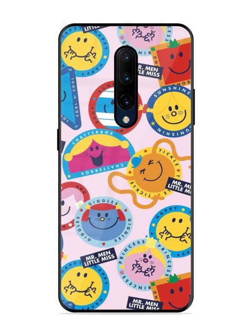 Whimsical Mr. Men & Little Miss Glossy Soft Edge Case for Oneplus 7 Pro Chachhi